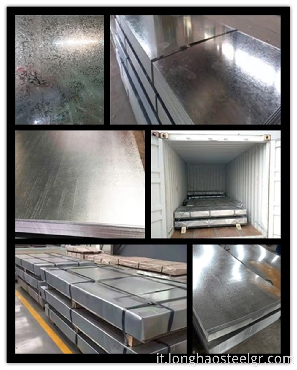 Piastra in acciaio galanizzato Galanized steel plate